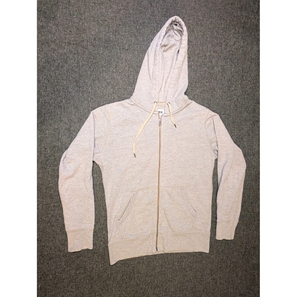 UNIQLO Gray Hoodie Medium Womens Full Zip Jumper Casual Outdoors Outerwear